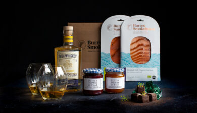 Irish Whiskey Hamper Burren Smokehouse