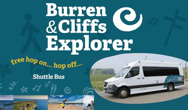Free Burren Explorer shuttle bus for Co. Clare Burren Smokehouse